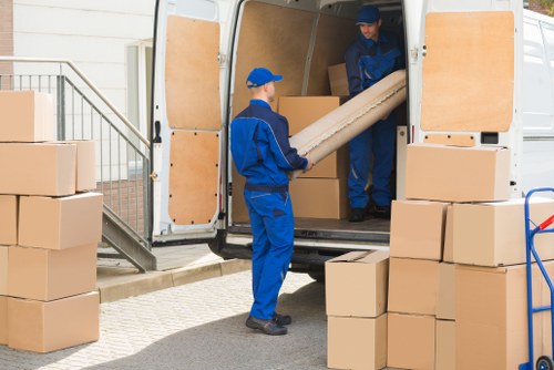 Professional movers handling a same day removals job in Queenspark
