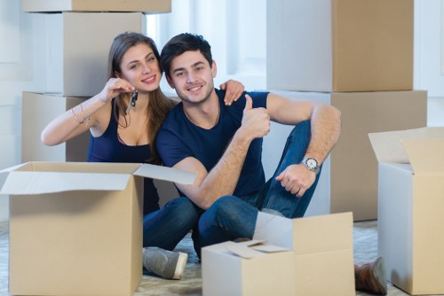 Moving truck service for local homes in Queens Park