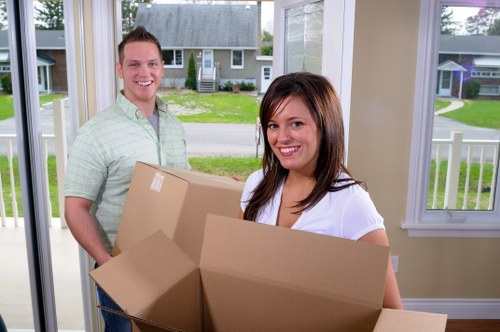Professional house removals planning in Queenspark with packed boxes