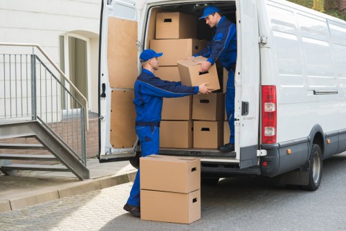 Careful packing and furniture relocation during a same day move