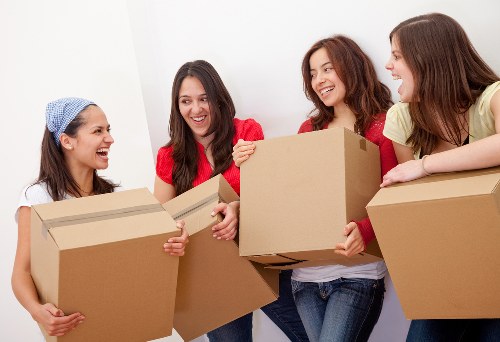 Removal team planning a local move in Queens Park