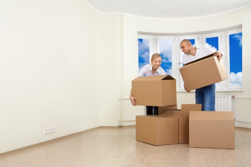 Queenspark student moving service preparing furniture and belongings