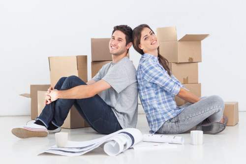 Commercial moving van service for local businesses in Queens Park