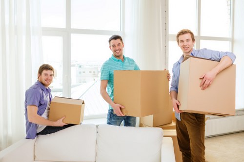 Office relocation team planning a business move in Queenspark