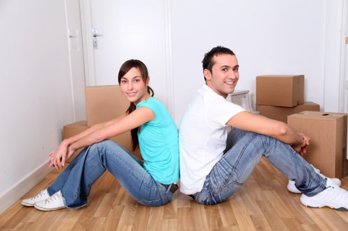 Small business or home moving support with a man and van team