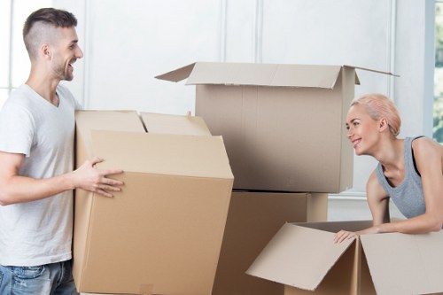 Reusable furniture and electrical items prepared for charity donation