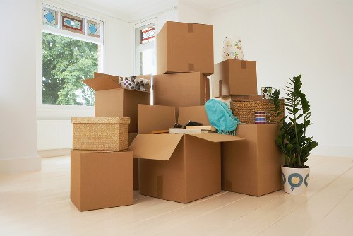 Careful loading of household items for a Queens Park home move