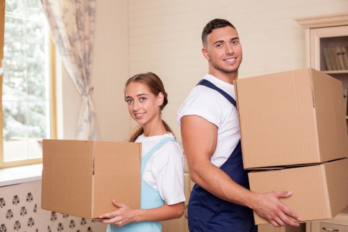 Careful packing materials used for home moves in Queenspark
