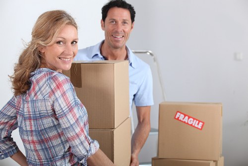 Careful packing for flat removals in Queenspark with fragile items secured